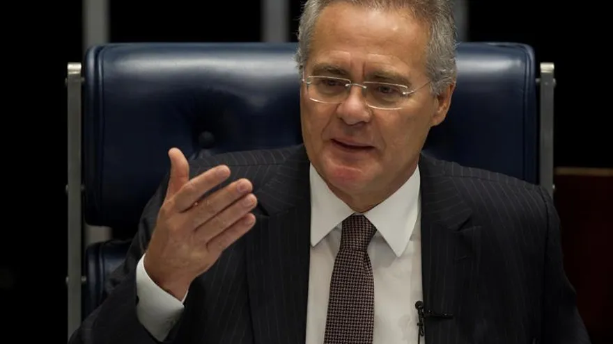 Renán Calheiros, presidente del Senado de Brasil.
