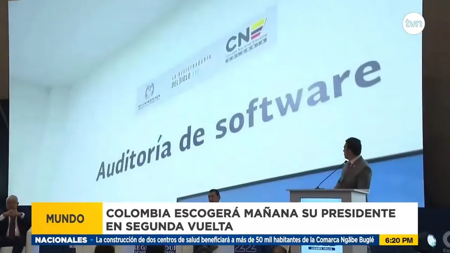 Todo listo para la segunda vuelta en Colombia