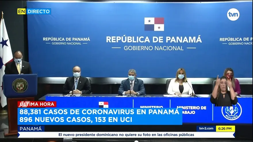 Rt por COVID-19 marca descenso por tercera semana consecutiva en Panamá