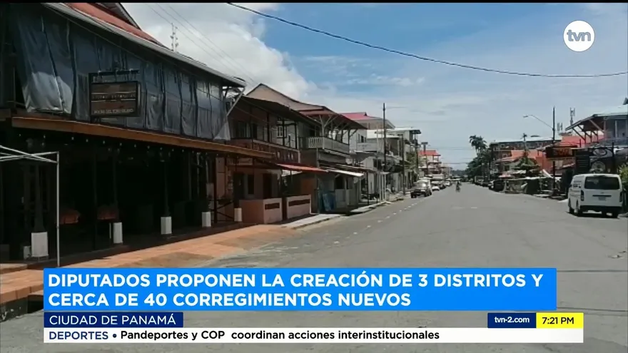 Diputados proponen la creación de 3 distritos y cerca de 40 corregimientos