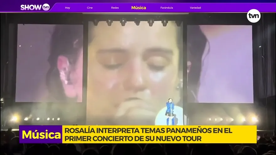 Rosalía interpreta canciones panameñas en inicio de gira