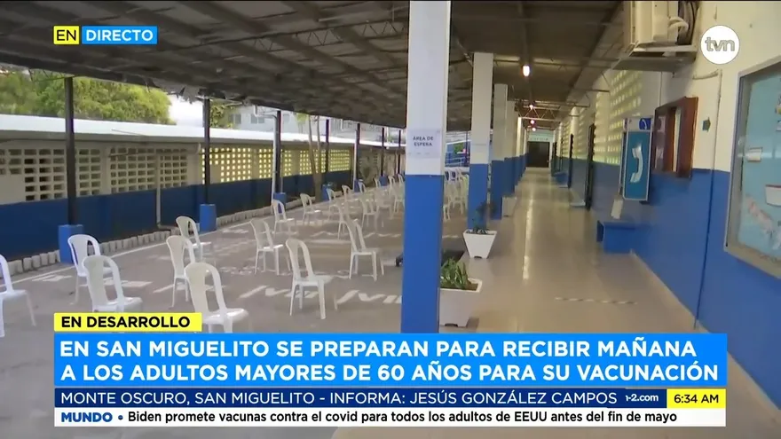 Todo listo para vacunación de adultos en San Miguelito