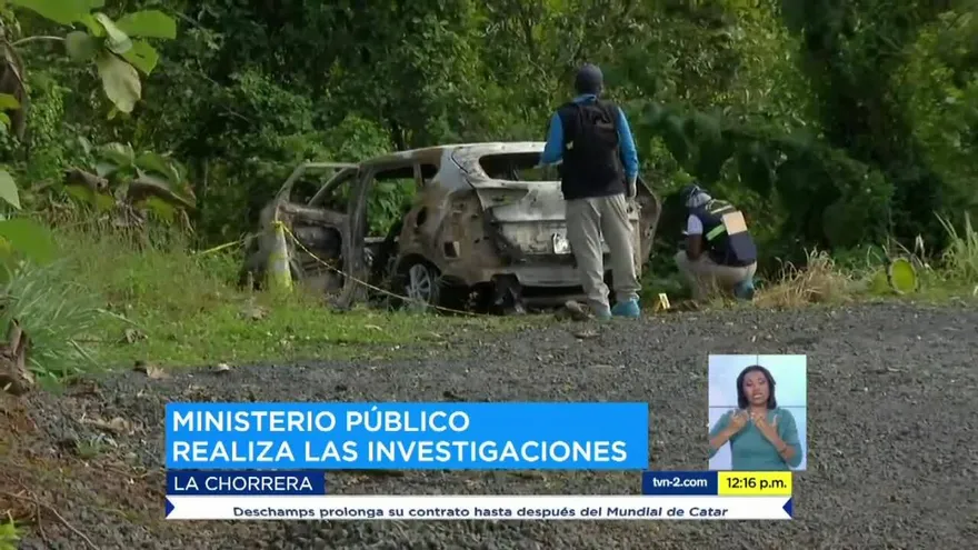 Investigan caso de personas calcinadas en La Chorrera