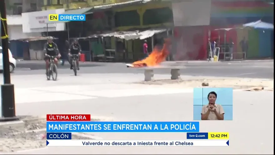 Recrudecen los ánimos en Colón