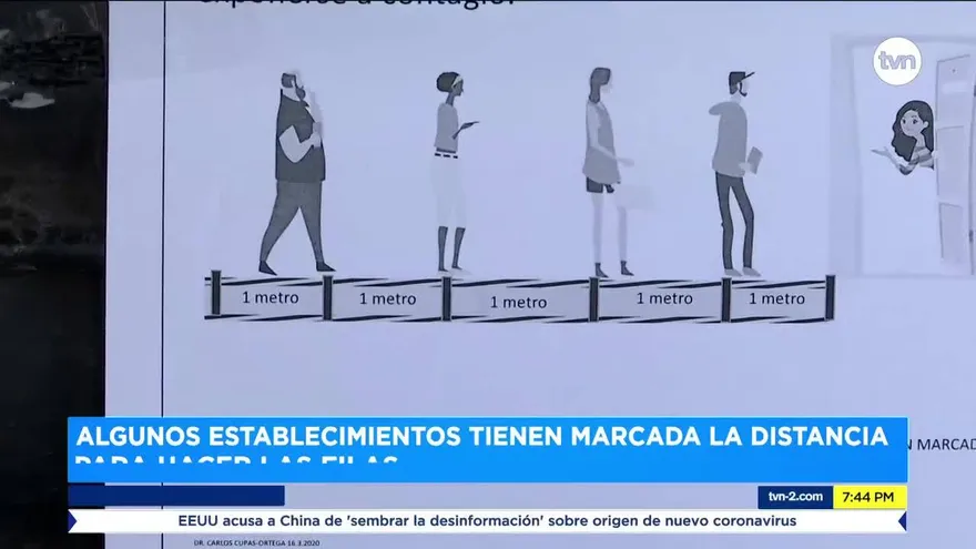 Panameños acuden a supermercados tomando medidas de seguridad