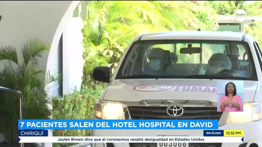 Siete recuperados de COVID-19 salen de hotel-hospital en David