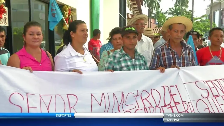 Protestan por mal estado de la carretera en Chepo
