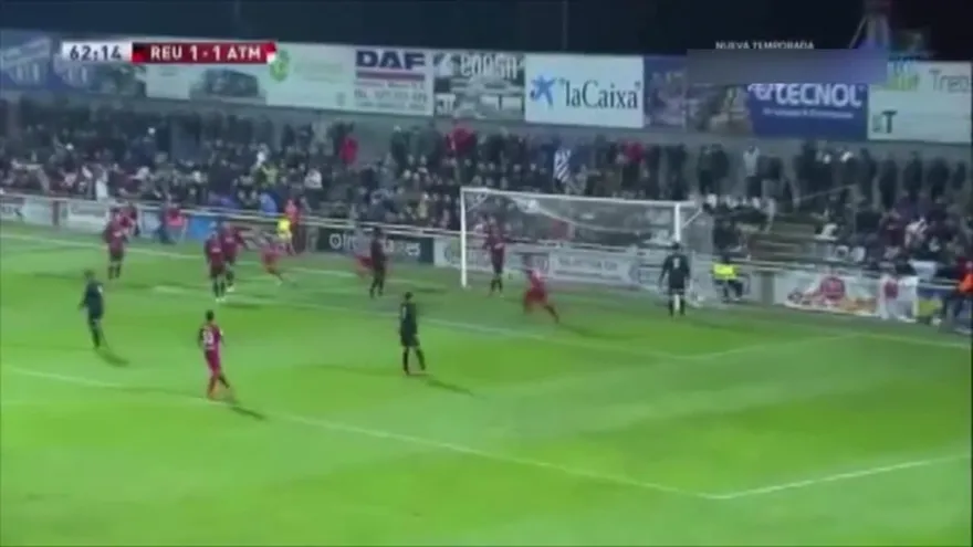 Atlético de Madrid venció 2-1 al Reus por la Copa del Rey