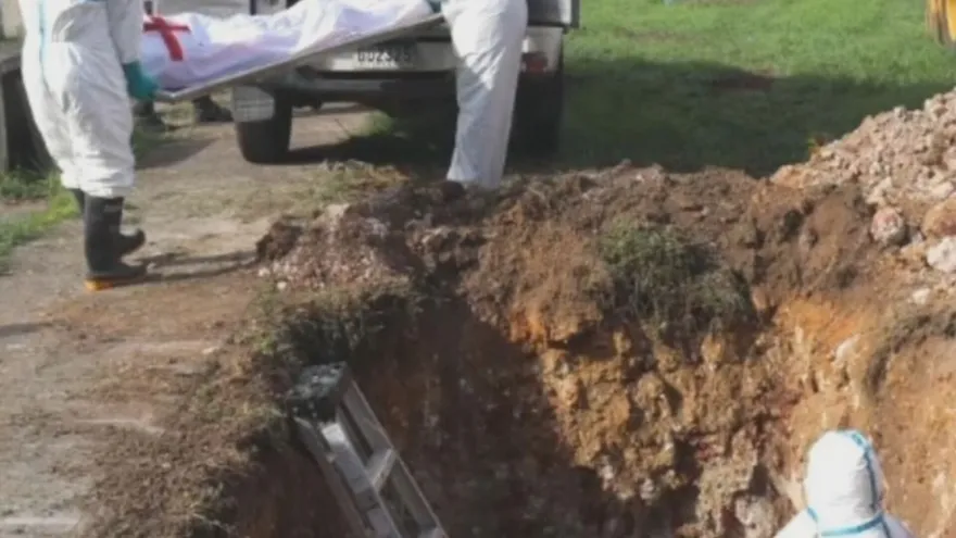 Entierro de solemnidad de restos humanos en Coclé