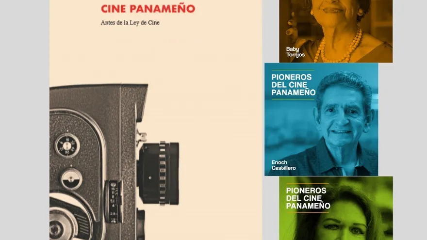 Algunos de los protagonistas del libro Conversaciones del cine panameño.