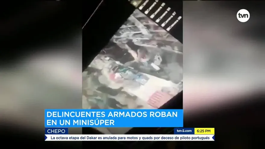 Cámaras de vigilancia captan robo en Chepo