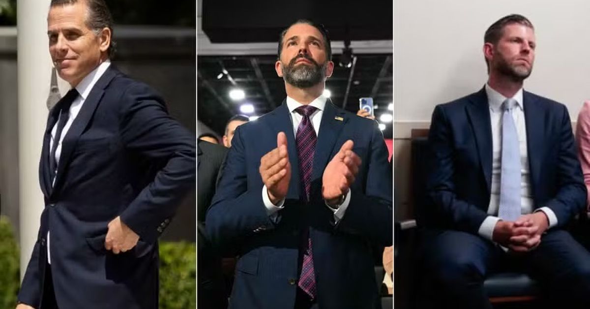 Biden Jr. desafía a los hijos de Trump a una pelea en jaula