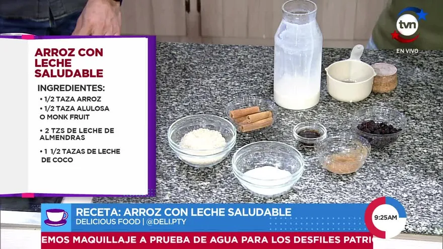 ¡Hacemos un arroz con leche saludable!