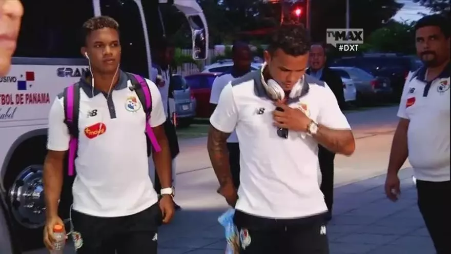Así fue la llegada de la selección de Panamá