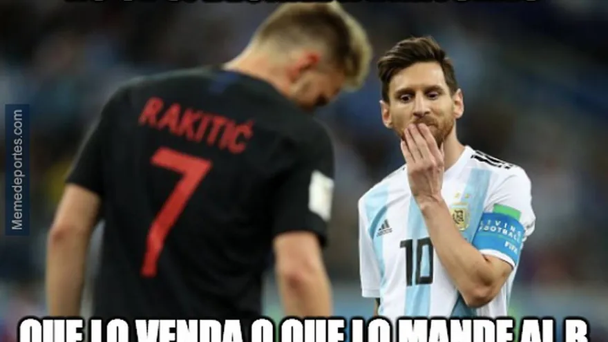Memes del partido entre Argentina vs. Croacia