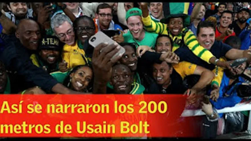 Así se narraron por el mundo los 200 metros de Usain Bolt