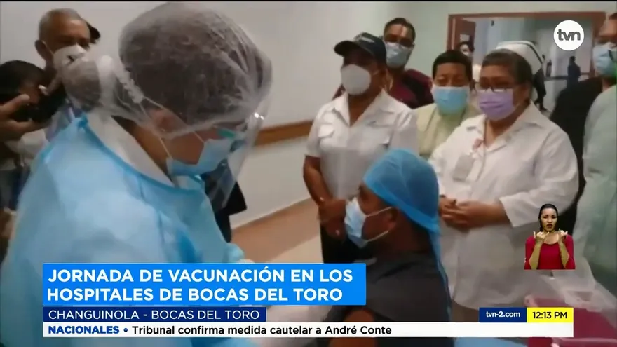 Bocas del Toro inicia jornada de vacunación