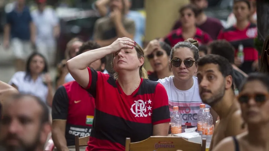 Fanática del Flamengo de Brasil