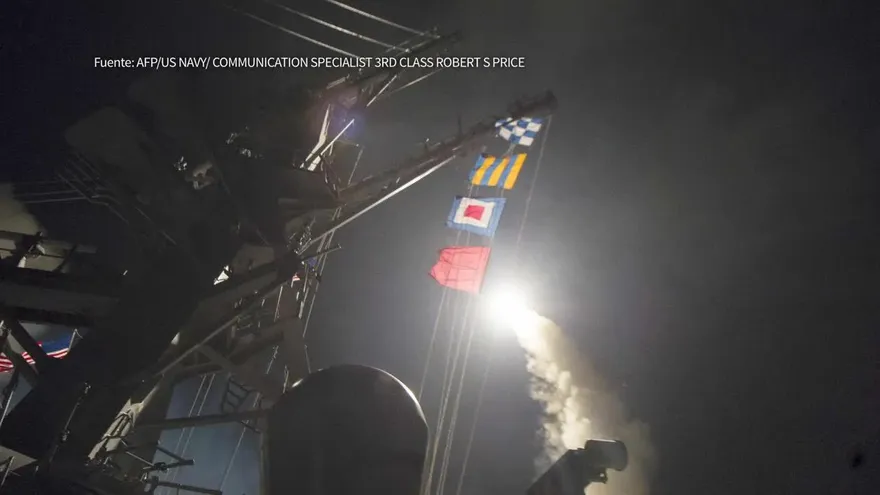 Estados Unidos lanzó ataque con misiles contra régimen de Siria