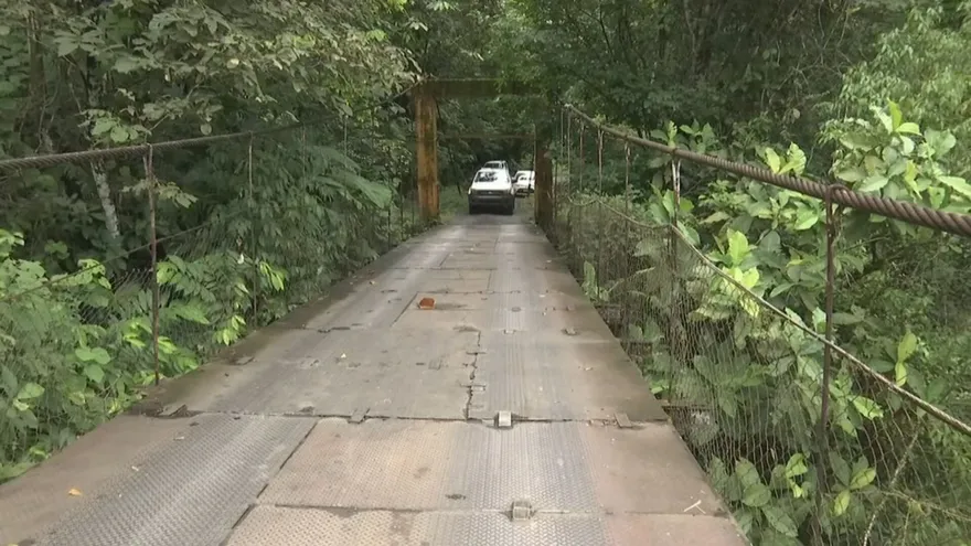 El puente fue cerrado para realizar trabajos de rehabilitación