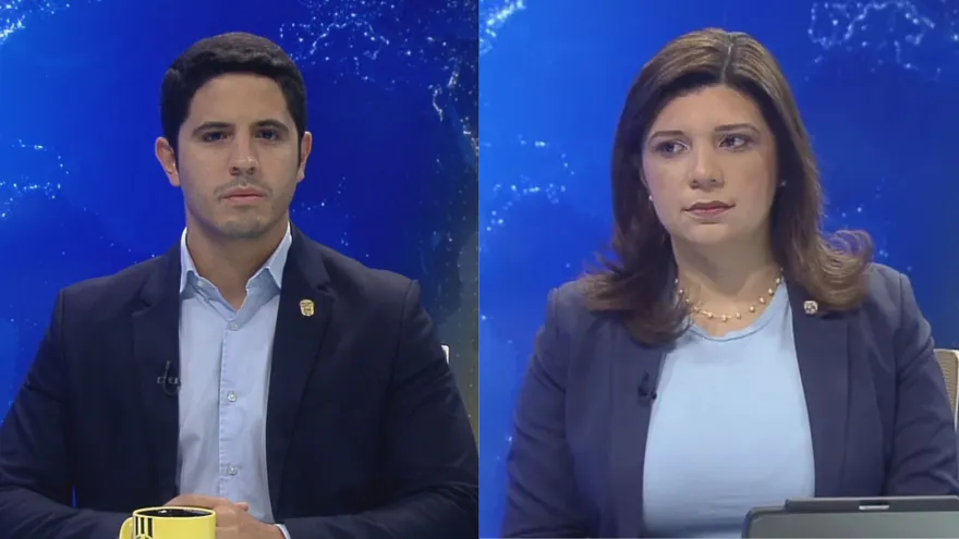 Diputado José Pérez Barboni y la ministra Jackeline Muñoz