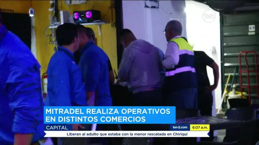 Realizan operativos en varios comercios