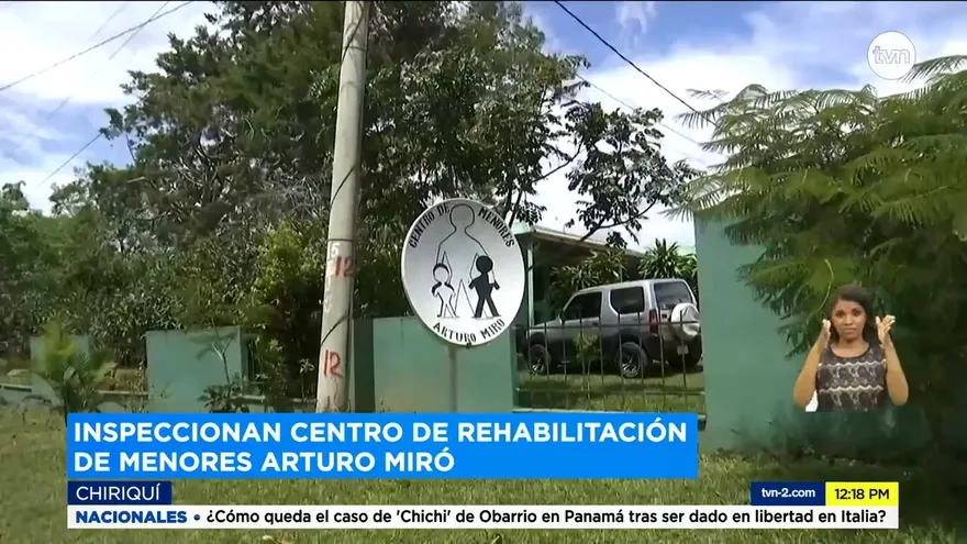 Inspeccionan Centro de Rehabilitación de Menores en Chiriquí