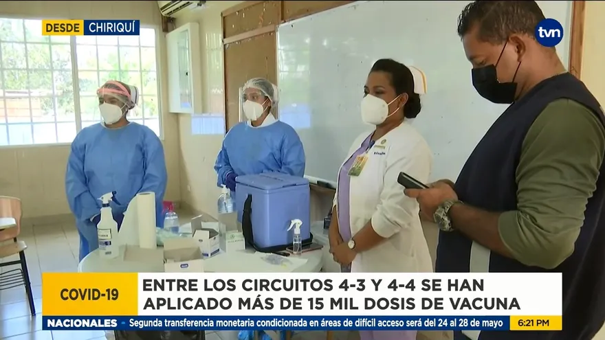 Rinden informe de vacunación masiva en Chiriquí