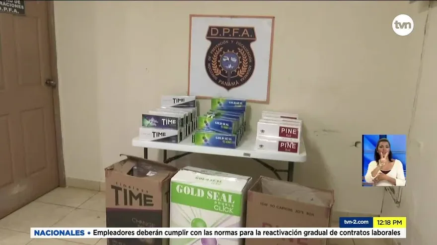 Decomisan gran cantidad de cigarrillos en Chiriquí