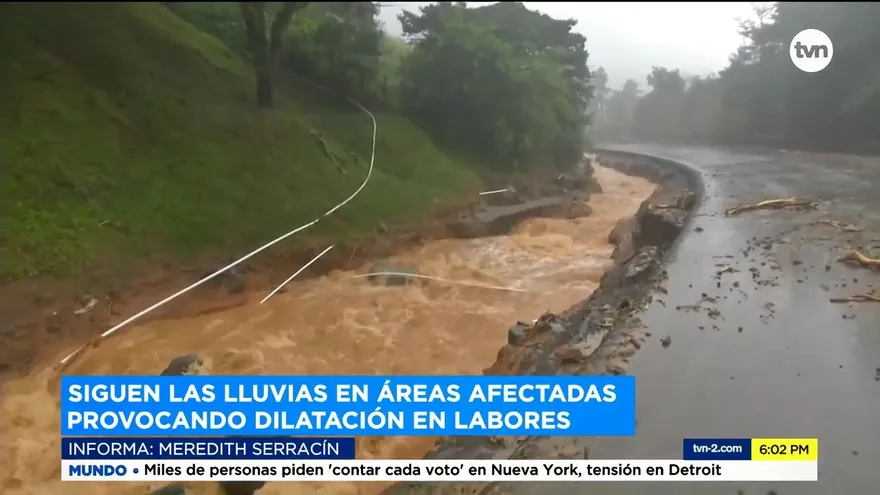 Siguen las lluvias en áreas afectadas y dilatan las labores de reparación