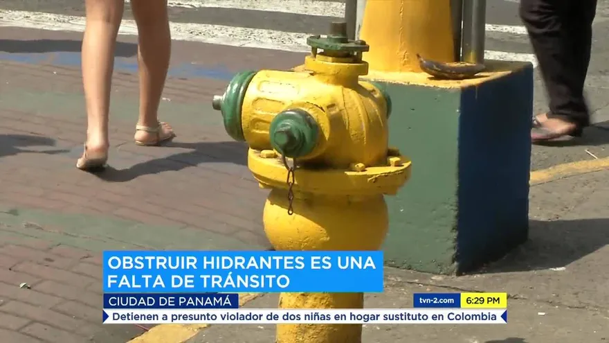 Autoridades piden respetar el sistema de hidrantes en Panamá