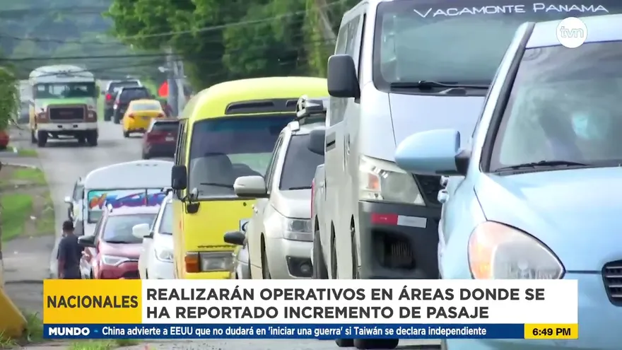 Autoridad de Tránsito realizan operativos