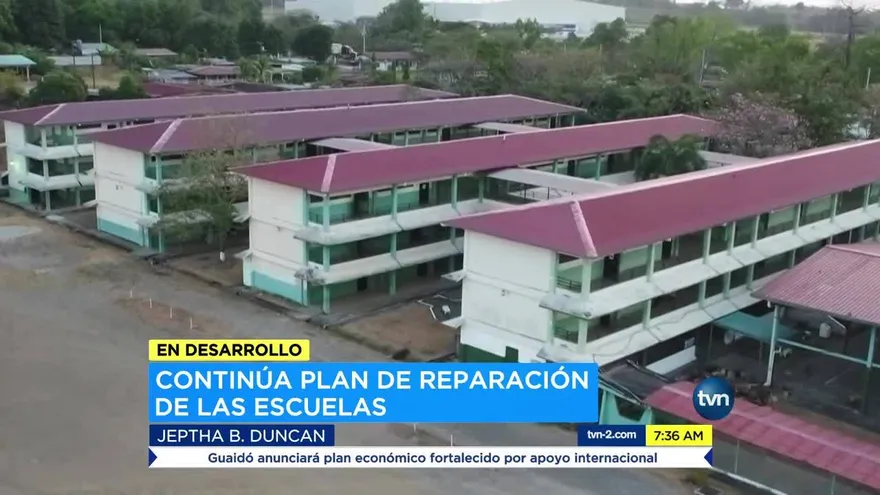 Continúa reparación en el colegio Jeptha B. Duncan