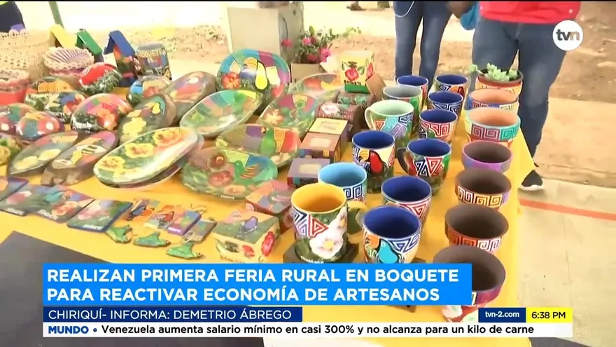 Realizan primera feria artesanal en Chiriquí