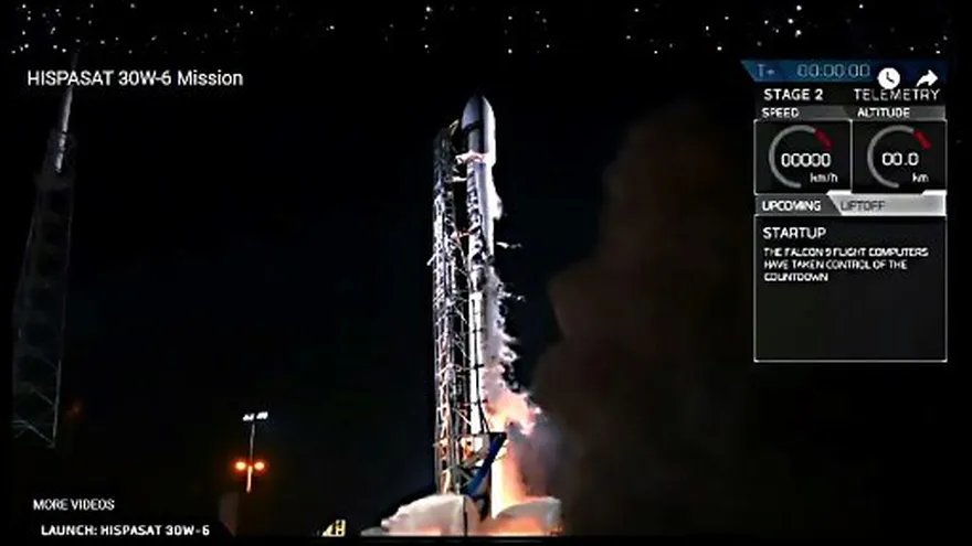 Lanzamiento del cohete Falcon 9