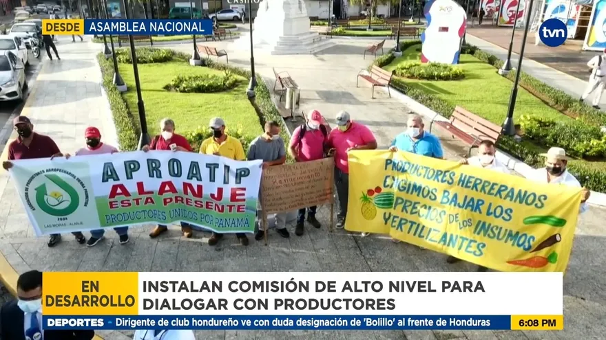 MIDA indica que productores en protesta se niegan a reunirse