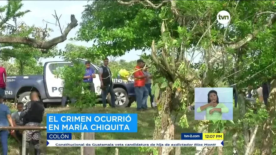 Asesinan a joven en María Chiquita, Colón