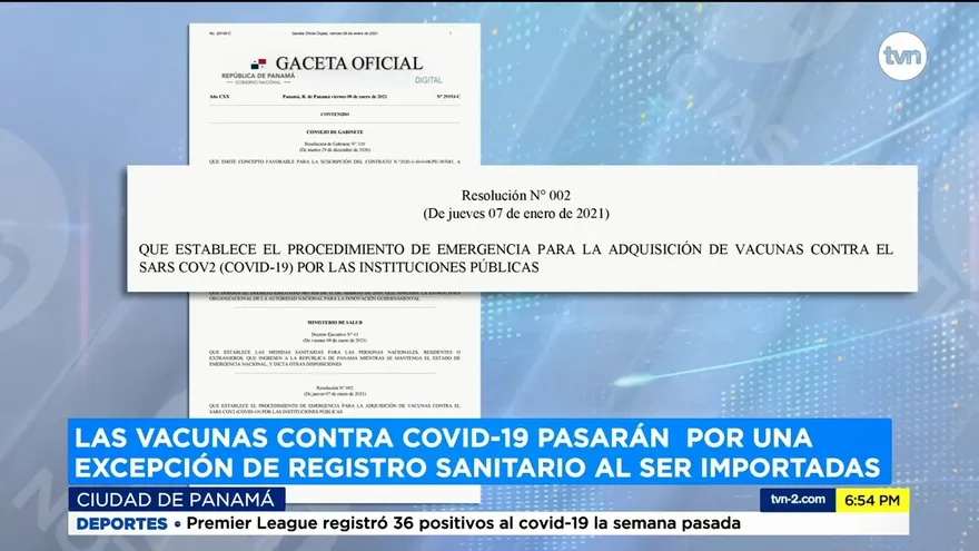 Este es el procedimiento de emergencia para la adquisición de vacunas contra covid-19