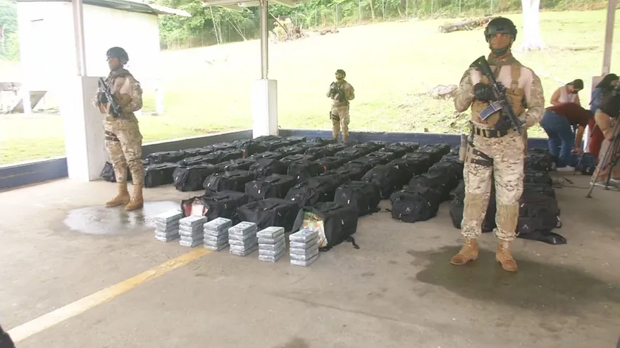 Millonario decomiso de droga en Colón