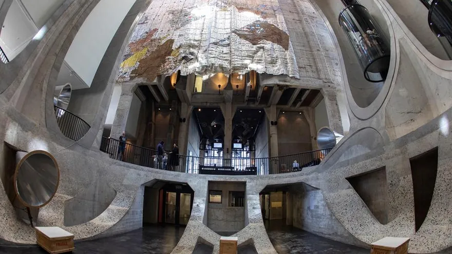 Fotografía de archivo que muestra una vista del interior del museo contemporáneo de África Zeitz MOCAA en Ciudad del Cabo, Sudáfrica