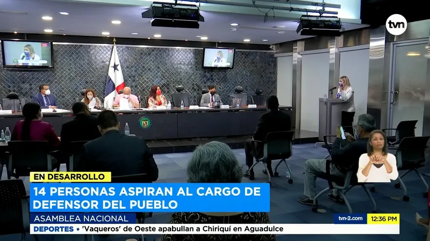 Entrevistan a los aspirantes al cargo de Defensor del Pueblo