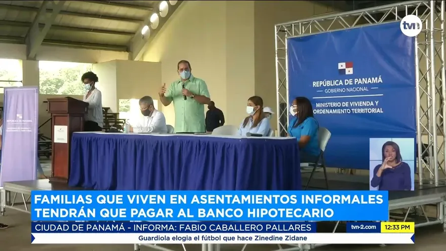 Familias invasoras en Las Garzas reciben legalización de terrenos