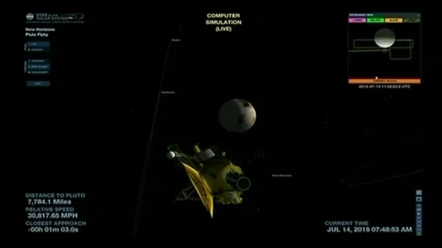 Éxito de New Horizons al acercarse a Plutón
