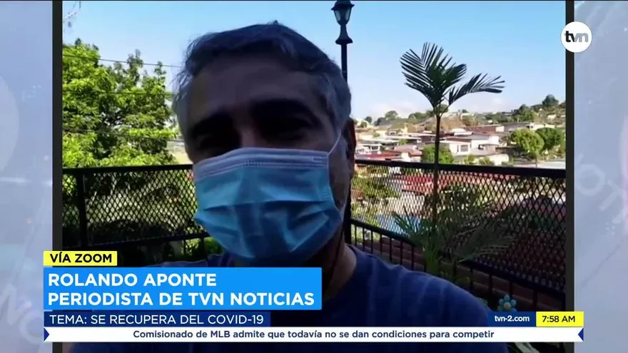 Rolando Aponte más recuperado desde su casa