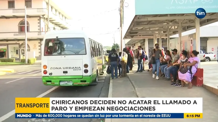 Transportistas en Chiriquí empiezan diálogo con las autoridades