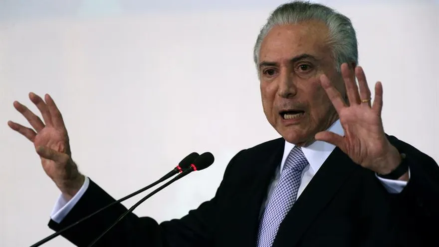 El presidente de Brasil, Michel Temer.