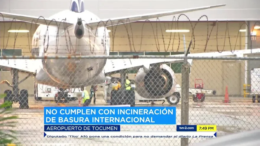 No cumplen con incineración de basura que llega al Aeropuerto de Tocumen