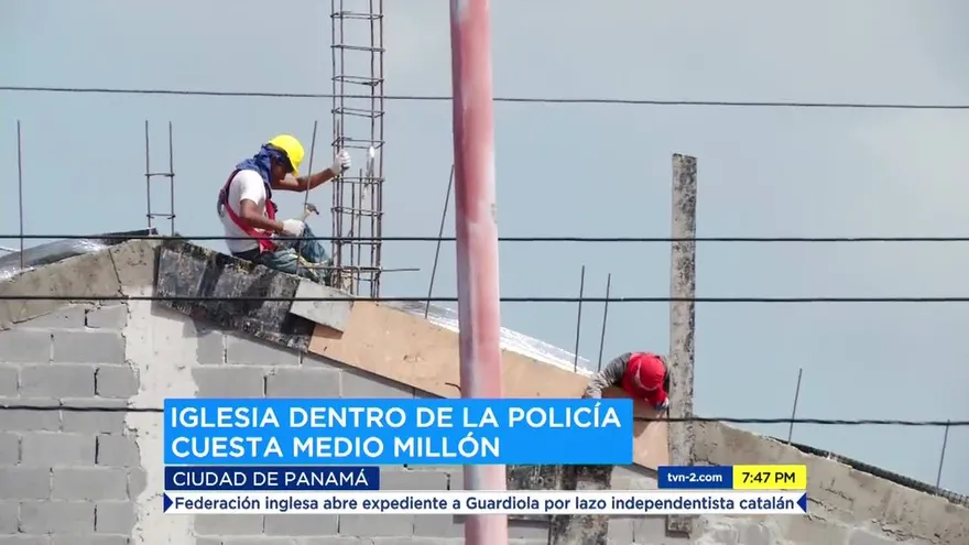 Polémica por construcción de iglesia en sede de la Policía Nacional