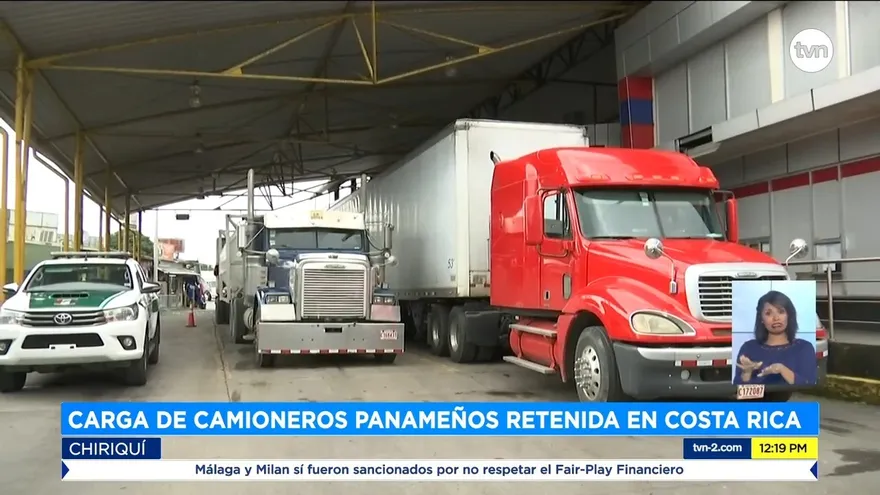 Camioneros panameños piden que se les permita entrar con carga desde Costa Rica