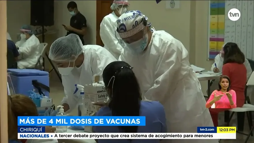 En Chiriquí inicia jornada de vacunación contra la Covid a estamentos de seguridad